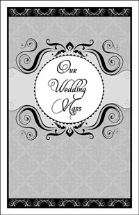 Wedding Program Cover Template 13A - Graphic 8